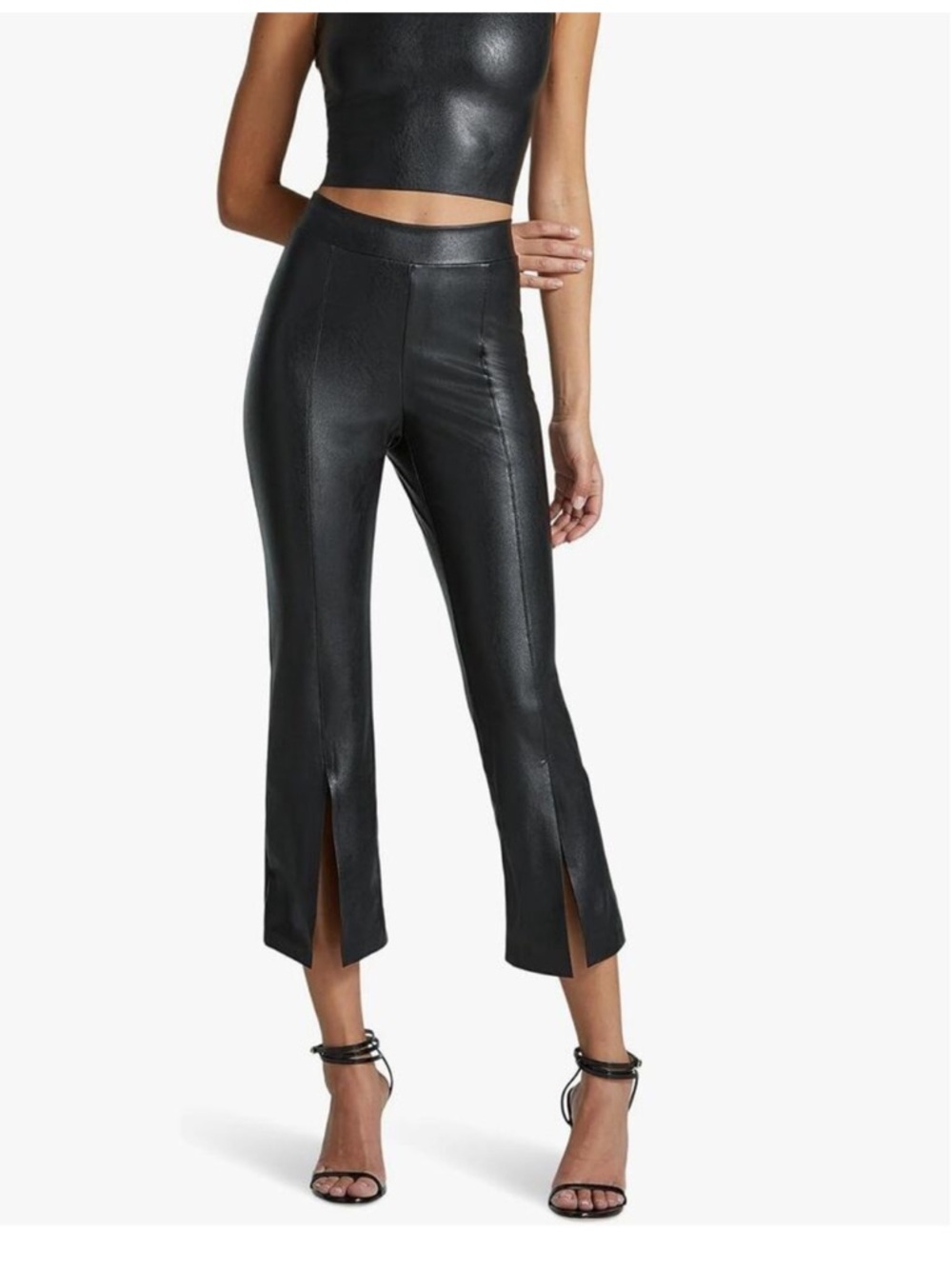 Commando Faux Leather Split Front Pants